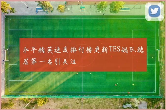 和平精英速度排行榜更新TES战队稳居第一名引关注